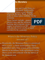 RBI's Monetary Policy--Final Version