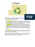 Sabes Lo Que Son La Biocapacidad y La Huella Ecológica