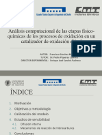 Presentacion Sánchez Moreno - Análisis Computacional de Las Etapas Físico-Químicas de Los Procesos de Oxidación en Un Catalizador de Oxidación Diésel