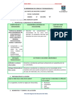 Sesion de Aprendizaje Que Partes Tiene Nuestro Cuerpo