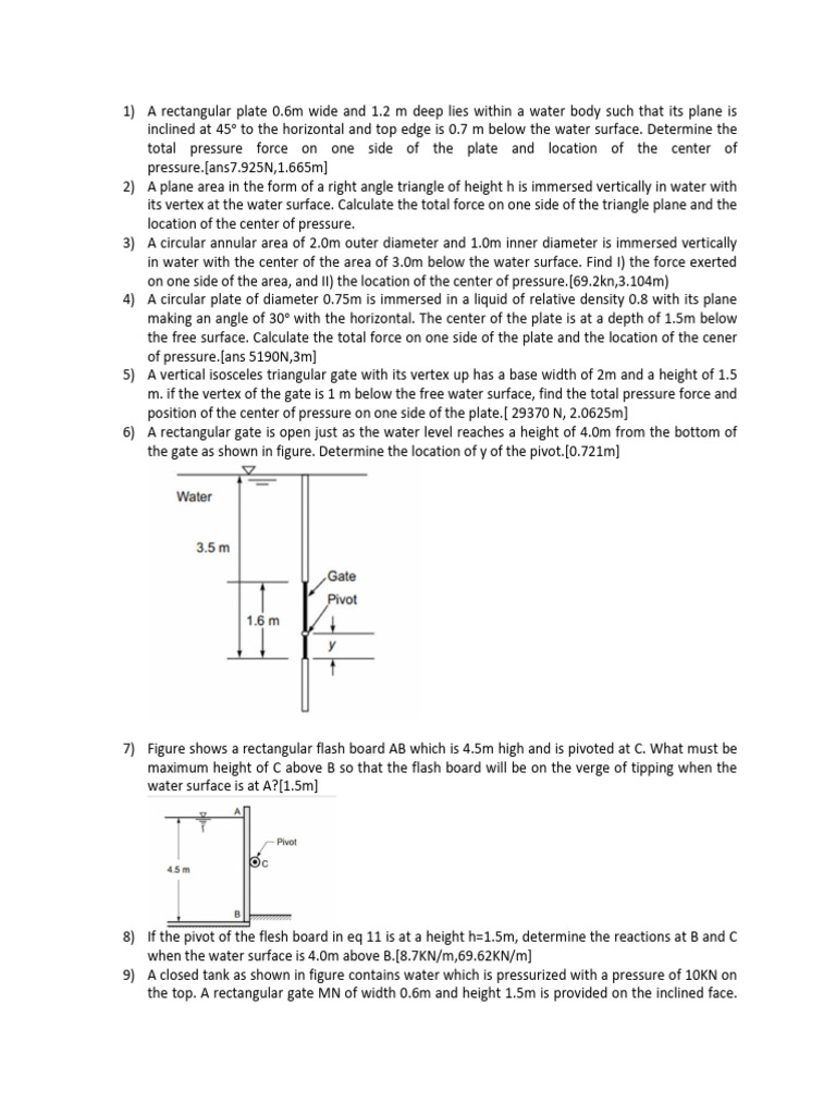 Tutorial 3A | Download Free PDF | Pressure | Sphere