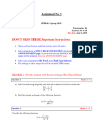 Assignment No 1 Spring 2015