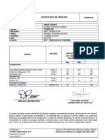 Certificado de Análisis - Prime-E - Lab Autocontrol