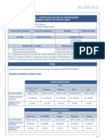 Seguro de Desgravamen Tarjetas de Credito Visa y Mastercard Agosto 2021