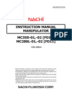 Nachi Mc350-01 Manipulator Instruction Manual