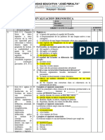 Prueba de Diagnostico de LL 3ero Bgu