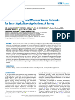Internet of Things and Wireless Sensor Networks For Smart Agriculture Applications A Survey