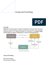 Factoring and Forefaiting