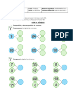 Guía 2 - Componer, Descomponer, Adición, Sustracción y Problema