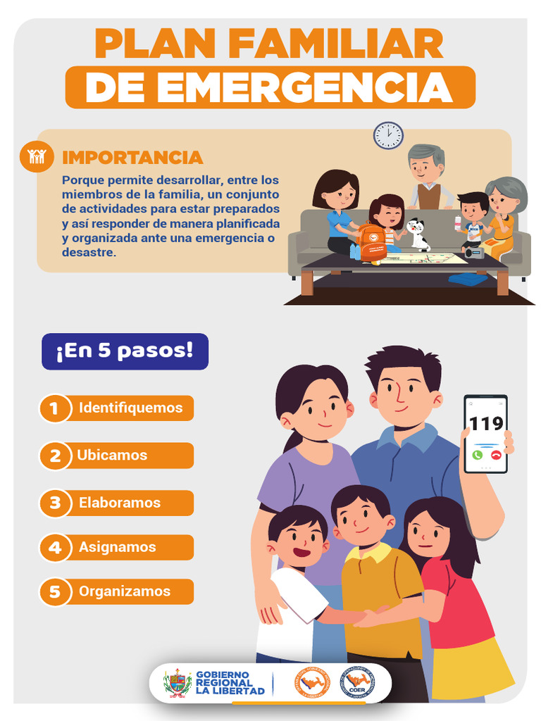 Plan Familiar de Emergencia | PDF | Desastres