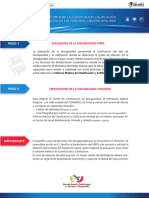 Pasos para La Clasificacion y Calificacion de Las PCD