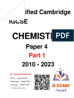 Classified CIE Chemistry Paper 4 2023 Part 1 Www Igexams Com Compressed