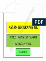 Assam Geography GK PDF Part 2