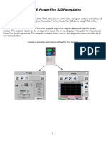 SE PowerFlex525 Faceplate User Instructions