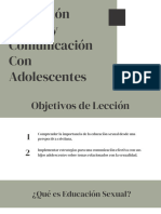 Desarrollo Sexual en La Adolescencia