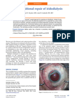 2011 Nonappositional repair of iridodialysis - Snyder