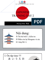 Training Buổi 2 JC