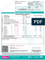 Biometría Hemática Completa: Parámetro Resultado Límites de Referencia