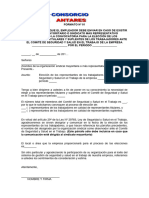 Carta - Empleador - Solicitando Convocatoria para Elecciones