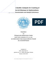 Zeolitic Catalyst For Cracking Triglyceride