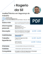 Adriano Rogerio Pereira Da Sil: Auxiliar/Técnico em Segurança Do Trabalho