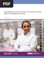Strengthening Access to Finance for Women-Owned SMEs in Developing Countries