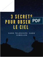3 Secrets Pour Observer Le Ciel