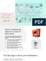 CLC 12 - Financial Literacy Review Slides