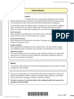 A07 The Park Reading Questions