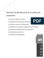 Tema 5. Sistemas de Planificación de La Cadena de Suministro