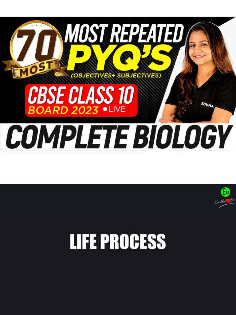 Biology PYQ | PDF | Cellular Respiration | Lung