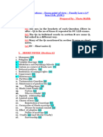 Famil Law 1st Sem Mallik Selections - Final 10.3.24 PDF