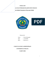 Tugas MPP Makalah Analisa Pelayanan Publik - Wiwin Winengsih