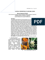 Pharmacological Properties of Curcuma longaBIOSTUDENT - December2018 - 45 50 - Vatavu 1