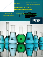 Compte Rendu TP2 Chimie 2