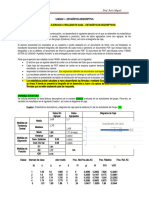 Unidad I - FIRMA EXTRA 02 Estadísticos Descriptivos para Las Variables Estatura y Peso Del Grupo