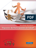 Espacios de Participacion en Salud - Cippec 2010