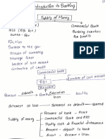 Introduction To Banking - Handwritten Notes