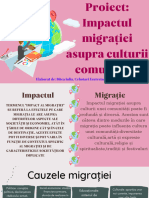 ProiectImpactul Migrației Asupra Culturii Comunității