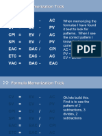 Memorize-Basic PMP Formulas