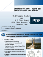 NASA - 60NiTi Superelastic Hybrid Angular Contact Ball Bearings - 2016