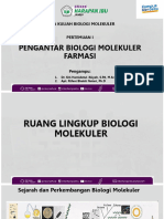 Bab 1 Pengantar Biologi Molekuler