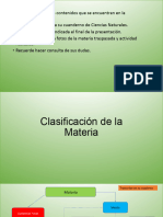 Guia N°5 7º Básico Clasificación de La Materia