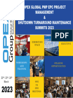 OPEX PMP EPC Project Management Summit London March 2023