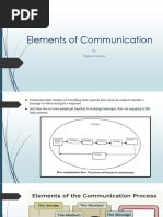 9 Essential Elements of Communication | PDF | Nonverbal Communication ...