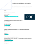 Questions de Revision Environnement Economique