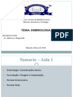 Embriologia.AULA