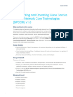 Implementing and Operating Cisco Service Provider Network Core Technologies Spcor