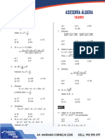 Asesoría Álgebra