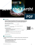 Save The Earth Arkusz E8